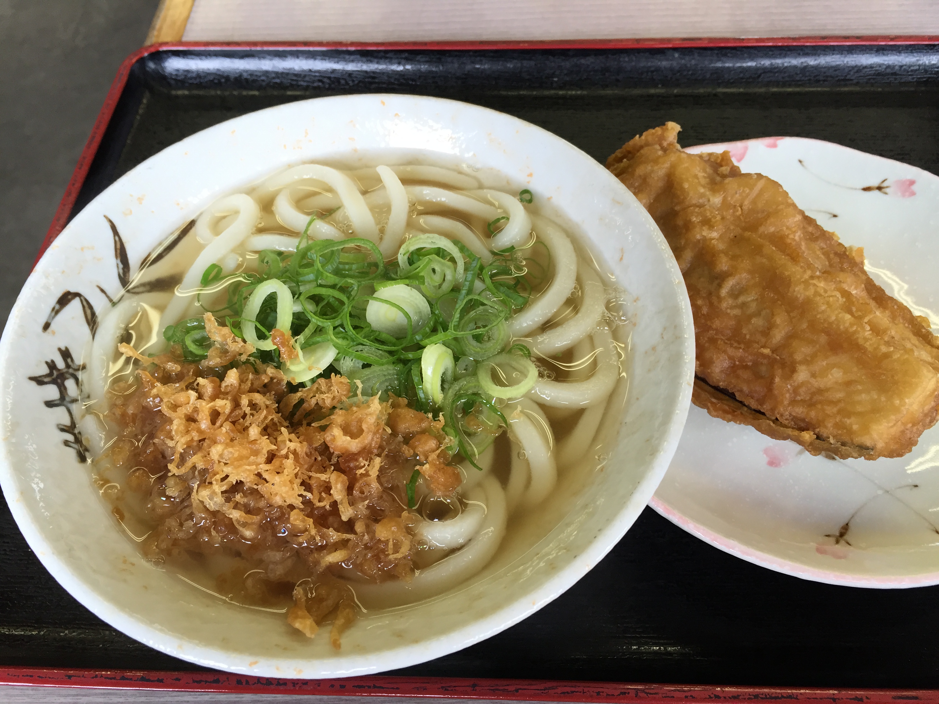 松井うどん　ひやかけ