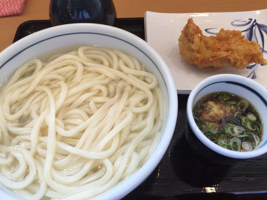 釜あげうどん 岡じま 釜あげうどんととり天