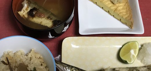 秋のカマス定食